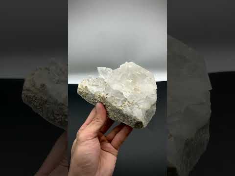 Clear Glassy Gwindel Quartz Crystal on Matrix from Pakistan