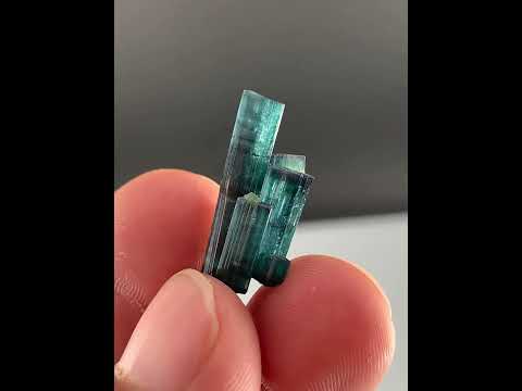Robust Terminated Indicolite Tourmaline Crystals from Afghanistan
