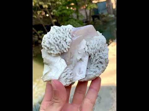 Lepidolite Mica Cluster on Cleavelandite