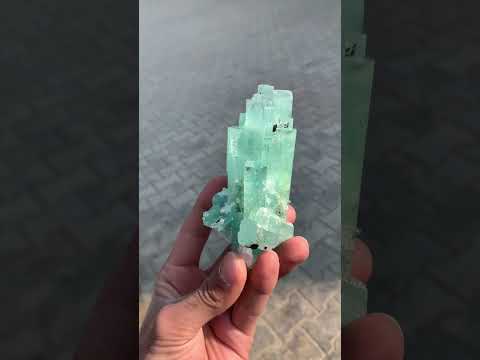 Cluster of Terminated Aquamarine with Excellent Vibrant Color from Pakistan