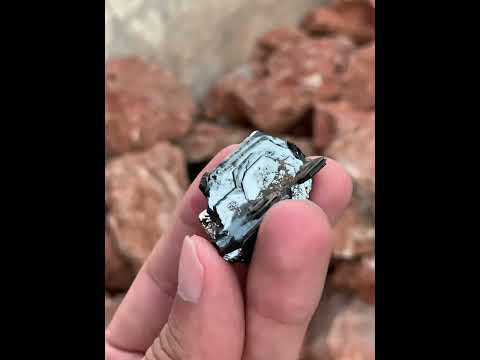 Metallic Hematite Crystal Aggregate