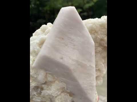 Microcline on Cleavelandite with Aquamarine
