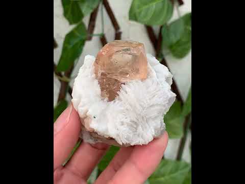 Topaz Crystal On Cleavelandite Matrix