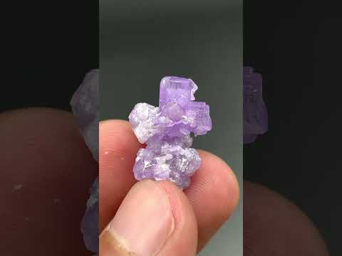 Purple Fluoroapatite Crystal Cluster