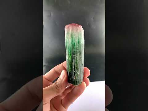Natural Bi Color Tourmaline Crystal