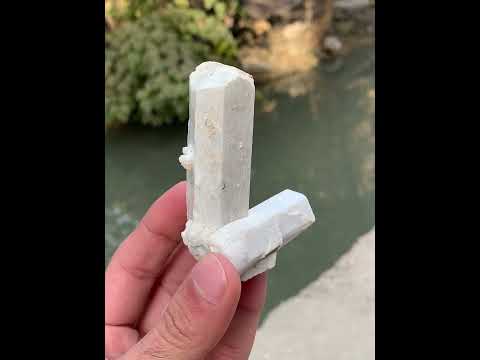 Twinned Microcline Crystals With Luster