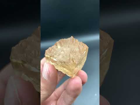 Double Terminated Etched Topaz Crystal