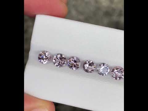 3.51 carats 6 Piece Pink Spinel Lot