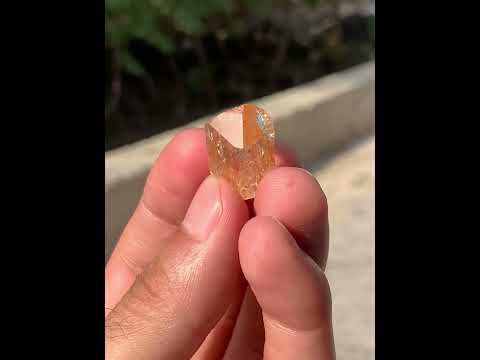 Lovely Brown color Topaz Crystal from Katlang, Mardan, Pakistan