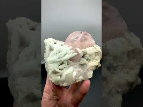 Pink Morganite On Cleavelandite
