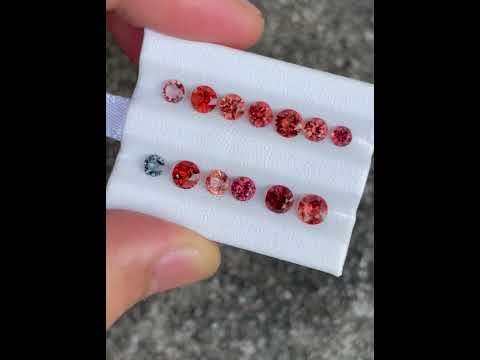 4.67 carats 13 Piece Spinel Gems Lot
