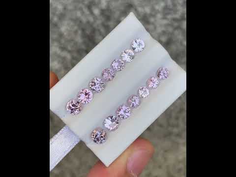 6.23 carats 14 Piece Pink Spinel Lot