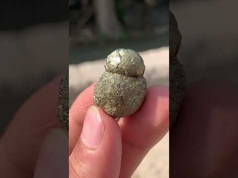 Interesting and beautiful combination of Pyrite on Marcasite from Pakistan