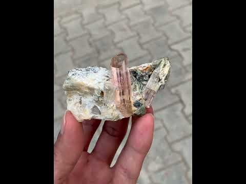 Imperial Topaz Positioned on Matrix