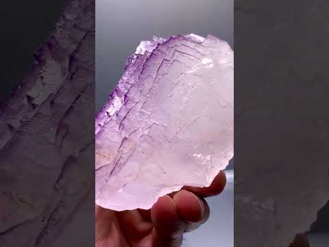 Purple Fluorite Crystal Transparent
