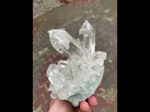 Cluster of Quartz Crystals from India