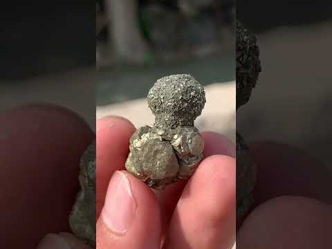 Attractive and sculptural specimen of Pyrite with Marcasite from Pakistan