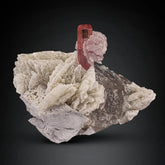 Tourmaline with Lepidolite & Smoky Quartz