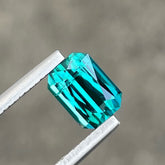 Soft Blue Tourmaline Open C-Axis 1.90 carats Scissors Cut Loose Afghani Tourmaline Gem