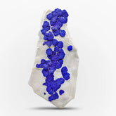 Large cabinet azure blue Azurite sun crystals on Kaolinite matrix from Australia