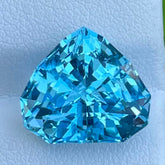 Genuine Fancy Cut Swiss Blue Topaz 9.95 carats Natural Madagascar's Gemstone