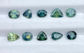 Parti Sapphire 7.30 Carats 10 Pieces Natural Gemstones Lot from Madagascar