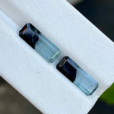 5.35 Carats Bicolor Tourmaline Pair