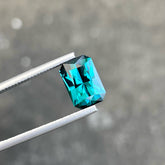 Refreshing Coolness of Scissor Cut Blue Tourmaline Stone