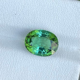 Fancy Oval Shaped Mint Green Tourmaline 4.15 carats Natural Afghani Gemstone