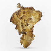 Tabular Quartz With Iron Oxide Coating