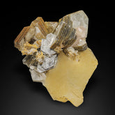 Muscovite with Apatite on Quartz