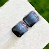Bicolor Tourmaline Gemstone Pair from Afghanistan