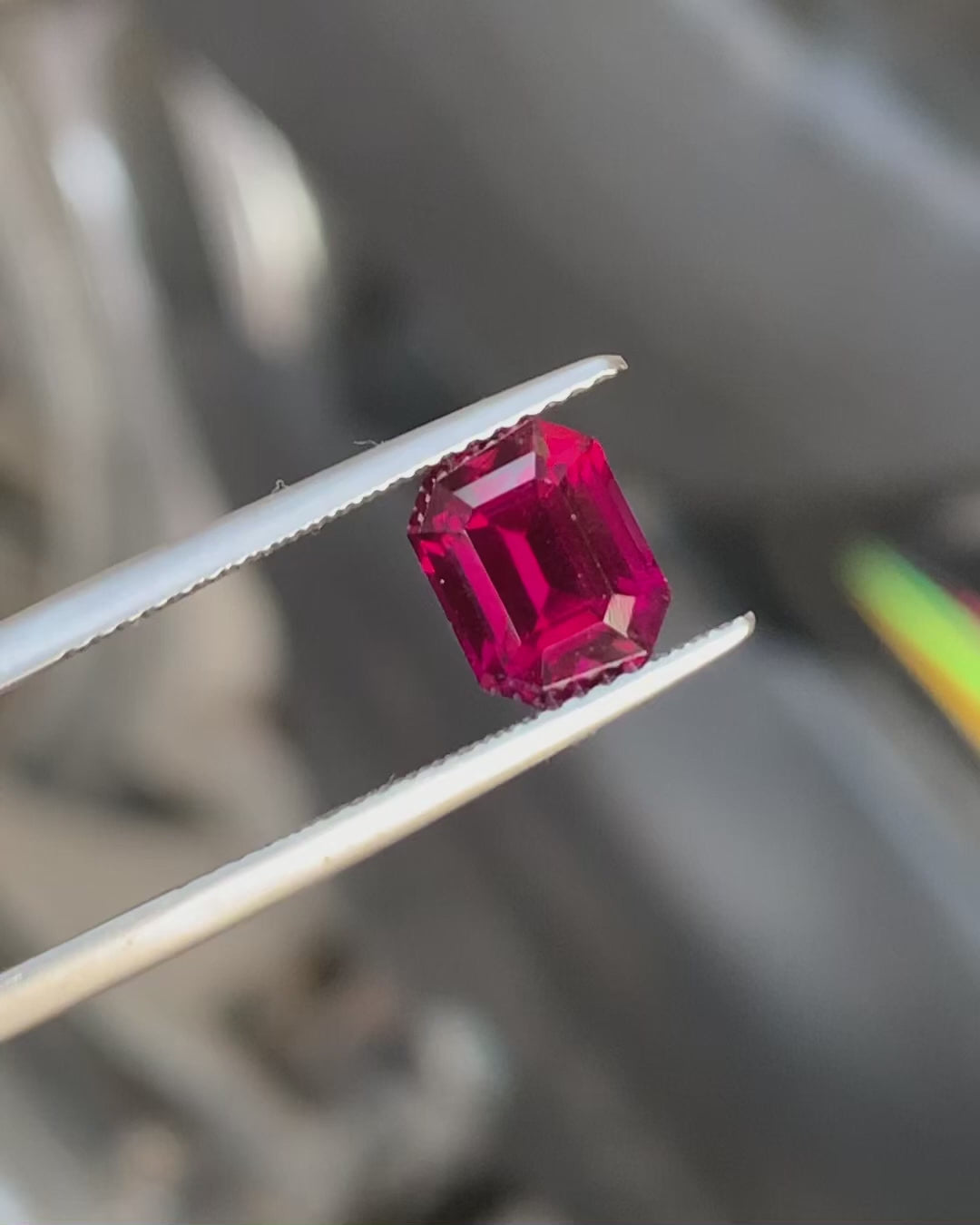 Superb Bright Red Rhodolite Garnet