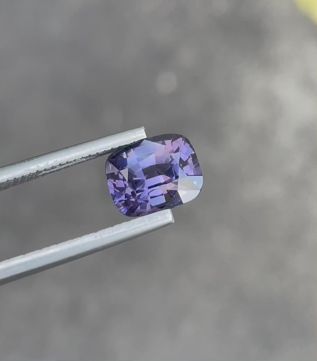 Exquisite Natural Violet Color Spinel Gemstone