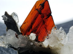 Gorgeous Brookite Fine Gemmy Crystal on Matrix