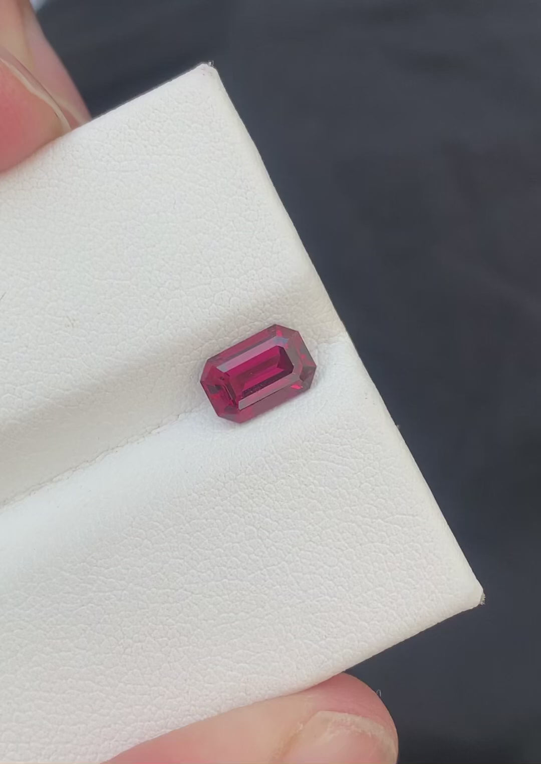 Bright Red Garnet Loose Gemstone From Malawi