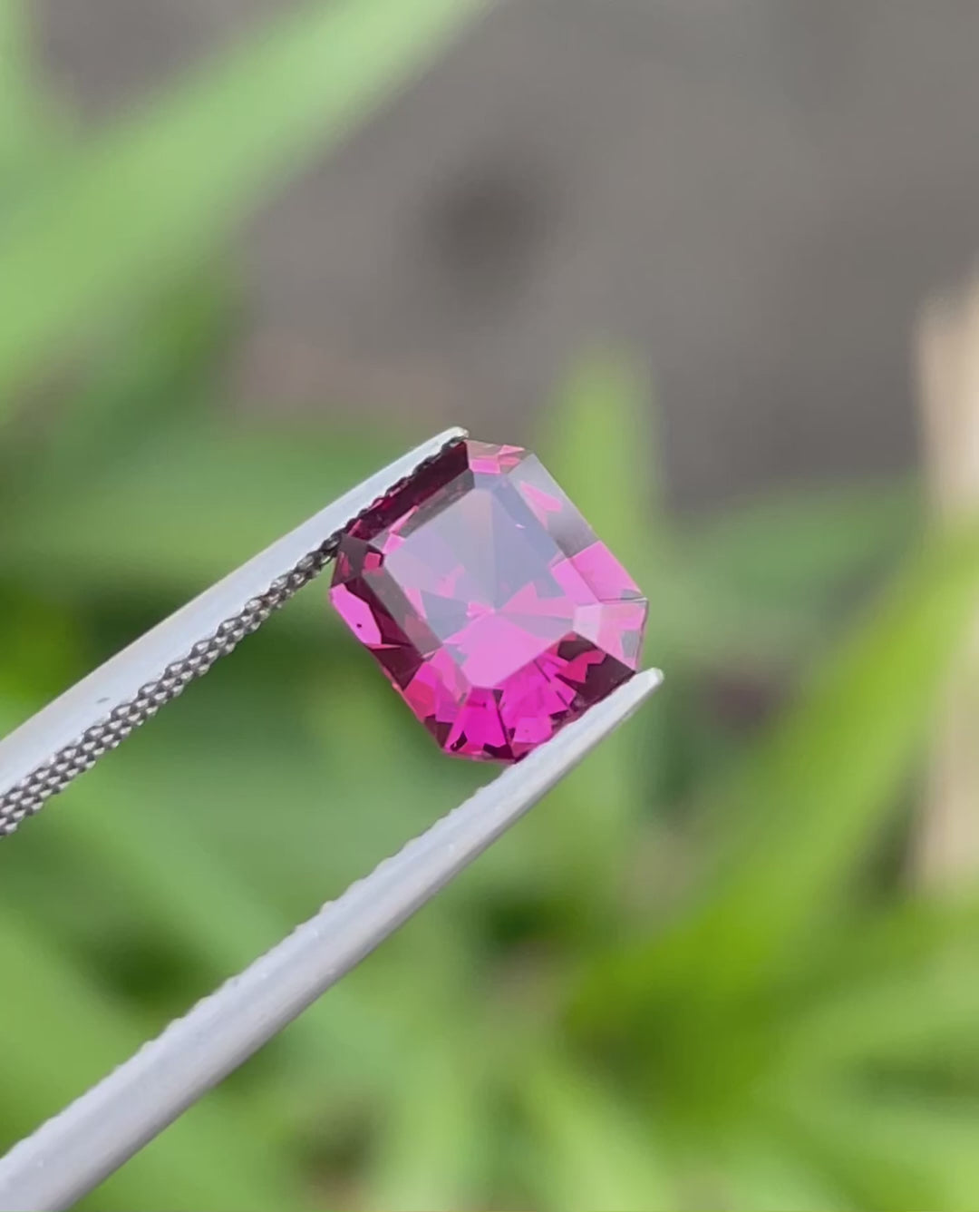 Natural Reddish Pink Malawi Garnet Stone