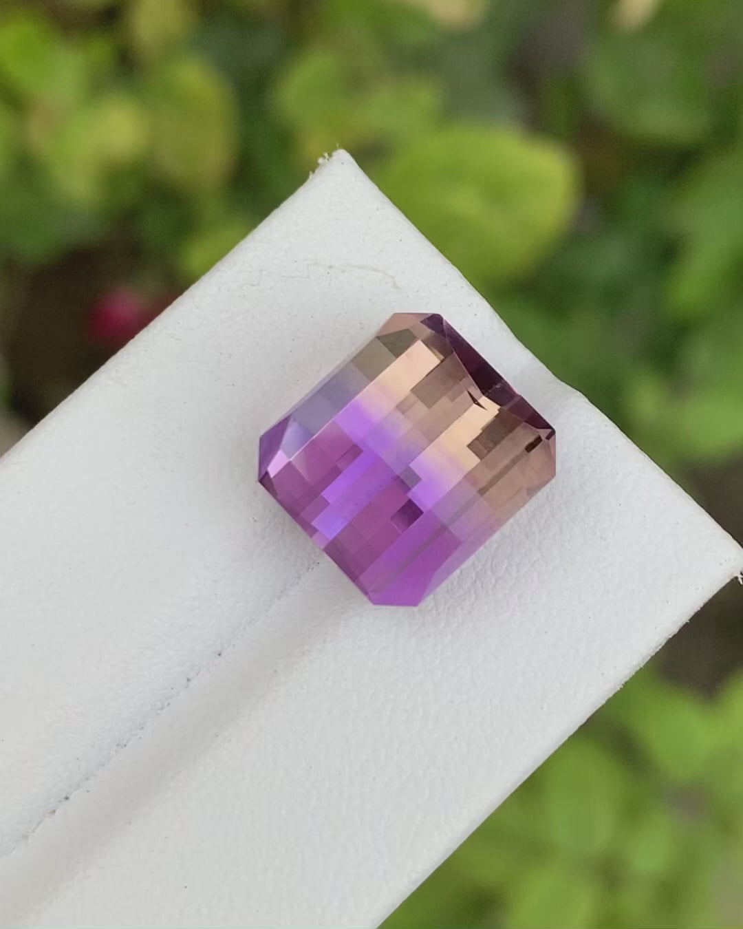 Pretty Oppose Bar Cut Ametrine Stone