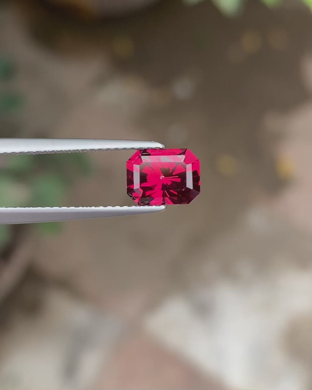 Nicely Bright Red Garnet Loose Gemstone