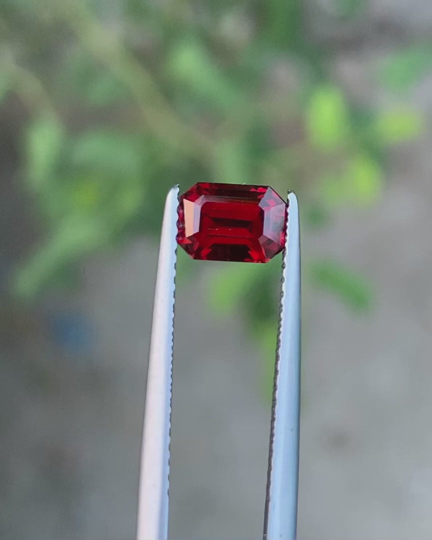 Perfect Red Malawian Garnet Stone
