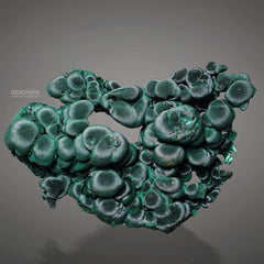 Alien Eye Malachite Cluster Specimen