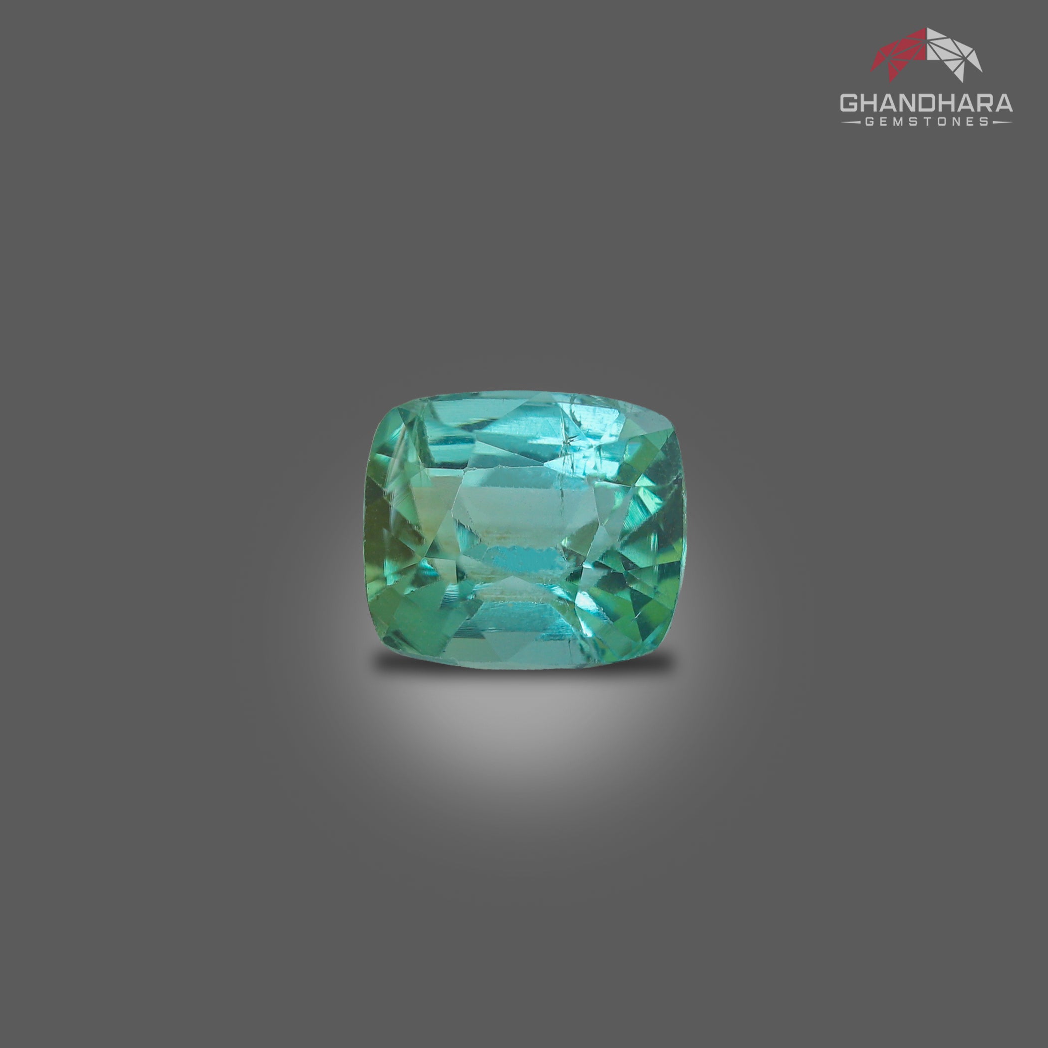 Bluish Green Natural Tourmaline Gemstone