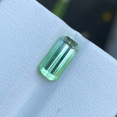 Brilliant Mint-Green Tourmaline Gemstone