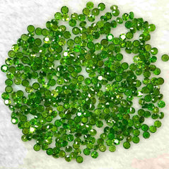 40 Carats Calibrated Size Forest Green Diopside Gemstones Lot