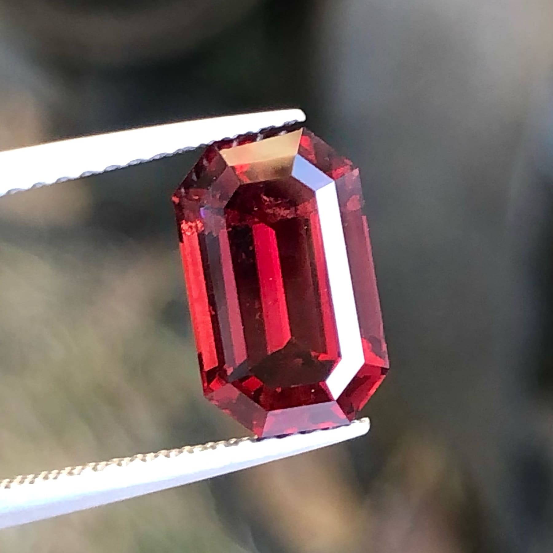 3.60 carats Rich Carmine Red Garnet – Gandhara Gems
