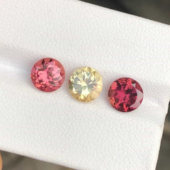 Colorful Tourmaline Trio