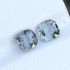 Deep Gray Spinel Pair