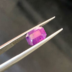 Emerald Cut Loose Pink Sapphire