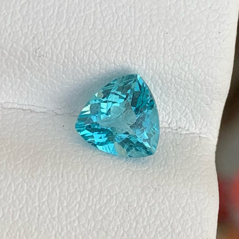 Spectacular Neon Blue Loose Apatite Gemstone