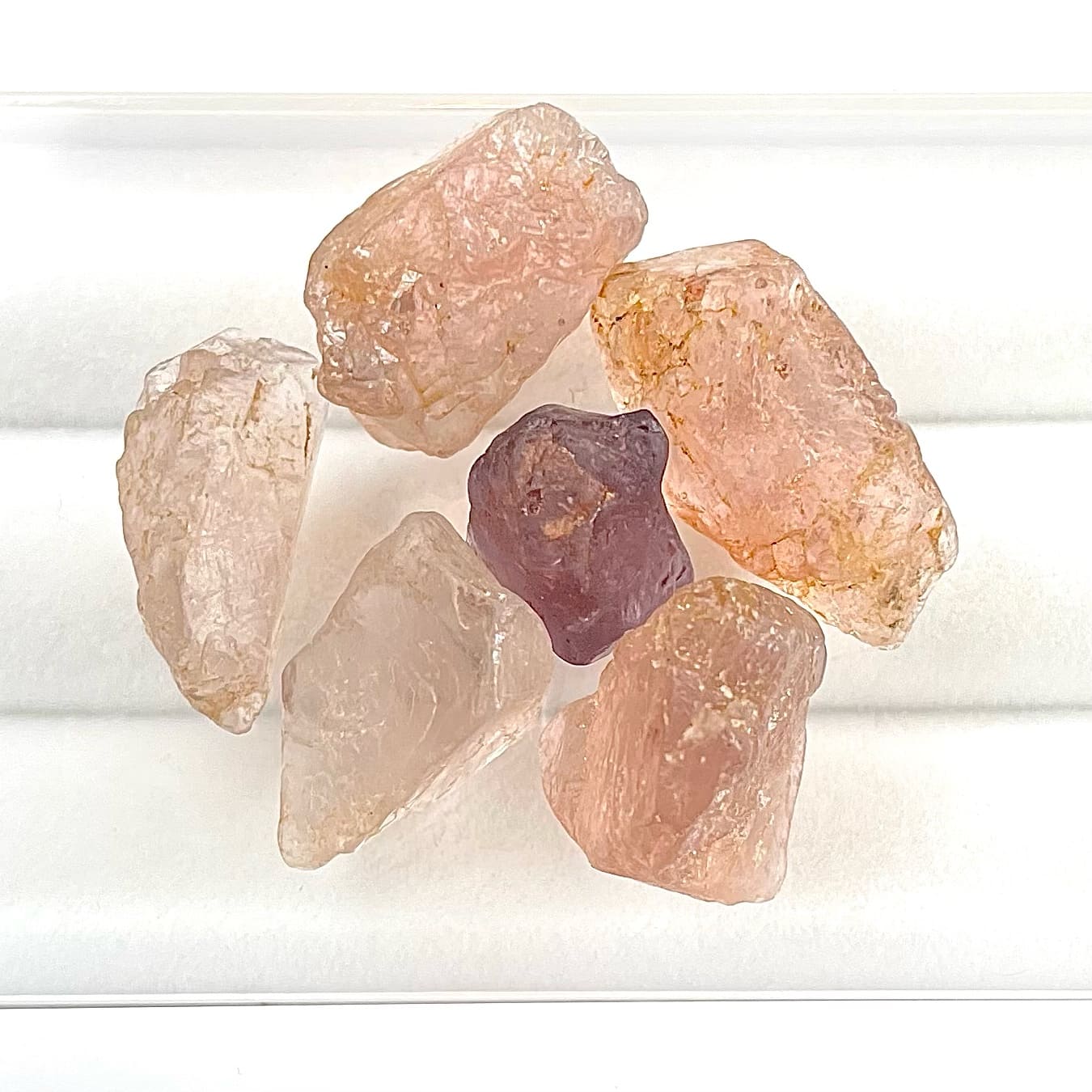 Facet Grade Rough Fluorite Lot